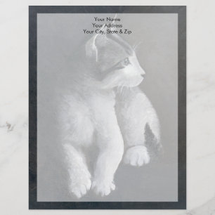 Papel Timbrado Tabby Kitten