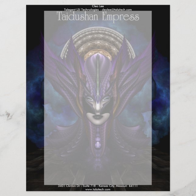 Papel Timbrado Taidushan Empress (Frente)