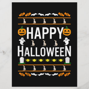 Papel Timbrado Tanque De Cachorro Preguiçoso No Halloween