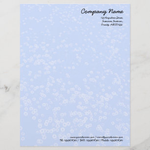 Papel Timbrado Tapete de Margaridas - Azul