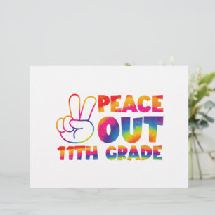 Papel Timbrado Tchau, Décimo Primeiro Ano Tie Dye  11º Ano