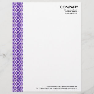 Papel Timbrado Terrazzo Pattern 03 Violet