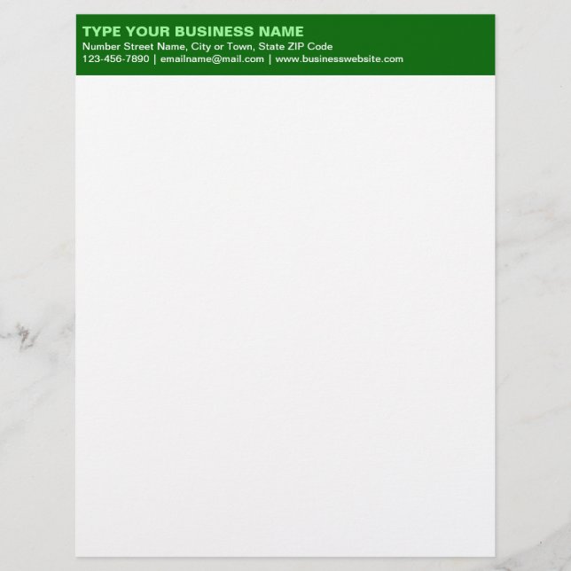 Papel Timbrado Textos simples alinhados à esquerda no cabeçalho v (Frente)