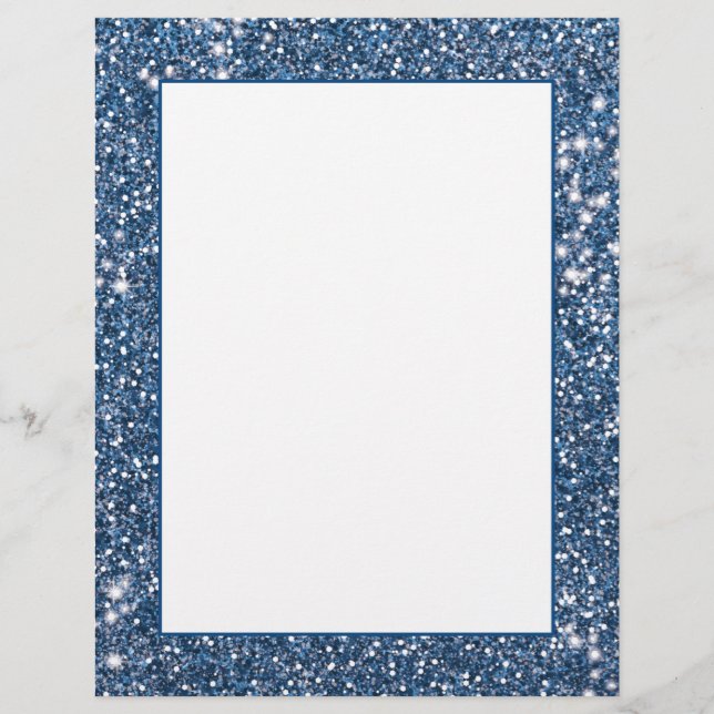 Papel Timbrado Textura azul escura com aspecto de textura (Frente)