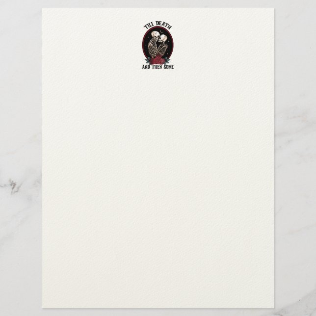 Papel Timbrado 'Till Death Letterhead (Frente)