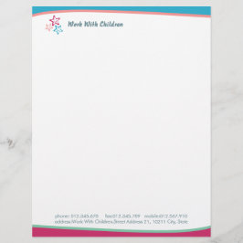 Papel Timbrado Trabalho com crianças