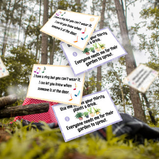 Papel Timbrado Treasure Hunt Outdoor, Jogos para Crianças Exterio