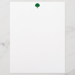 Papel Timbrado Tree Mark Letterhead Stylish Personalized Statione