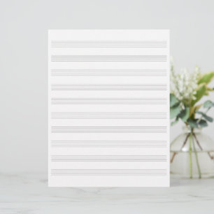 Papel Timbrado Vazio Music Manuscript Paper (Funcionarios Paper)