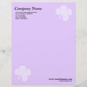 Papel Timbrado Vestuário - Roxo claro