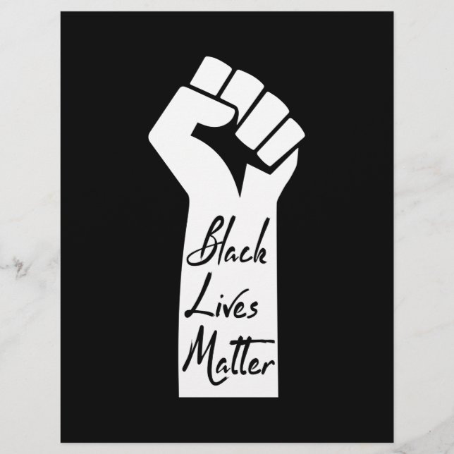 Papel Timbrado Vidas Negras Importam Mulher Negra (Frente)