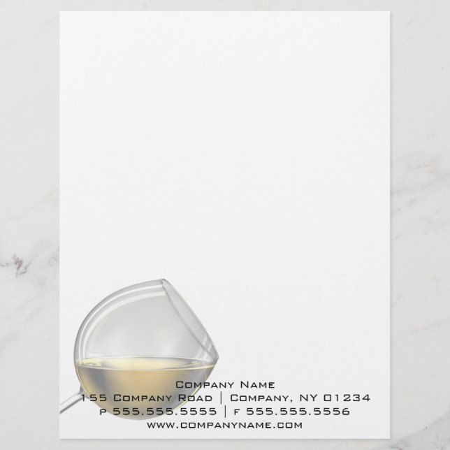 Papel Timbrado Vidro de Vidro - Carta Profissional (Frente)