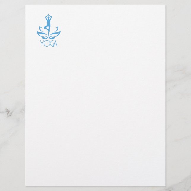 Papel Timbrado Yoga (Frente)