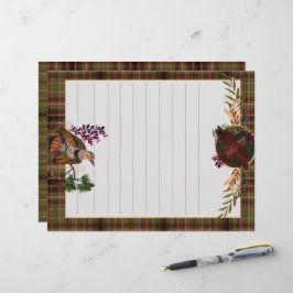 Papel Timbrado Yuletide Saudações Norte Flicker
