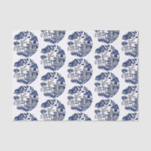 Papel típico de Design azul selvagem