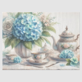 Papel Toalha de Seda para Festa de Chá Vintage Ele