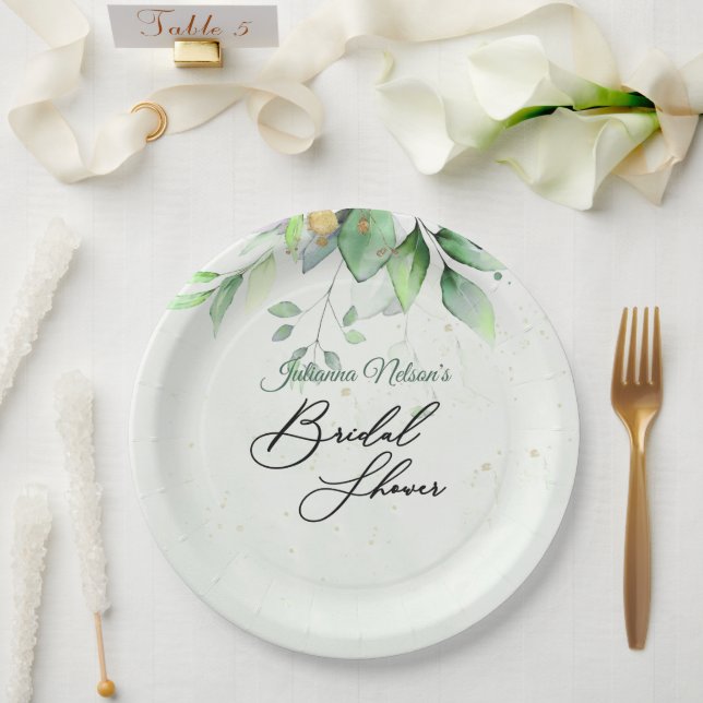Papel vegetal aguarela   pratos (Casamento)