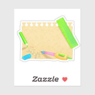 Papel velho adesivo brilhante com papel de papelar