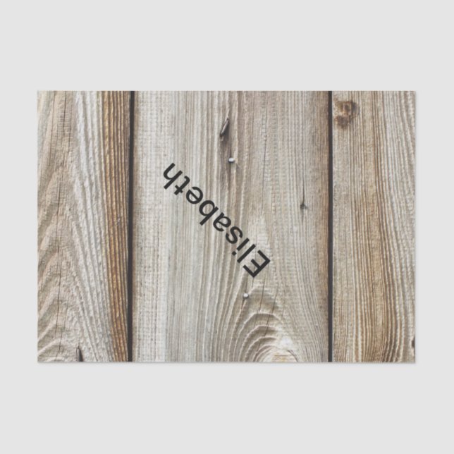 papel velho para tecidos de madeira (Frente )