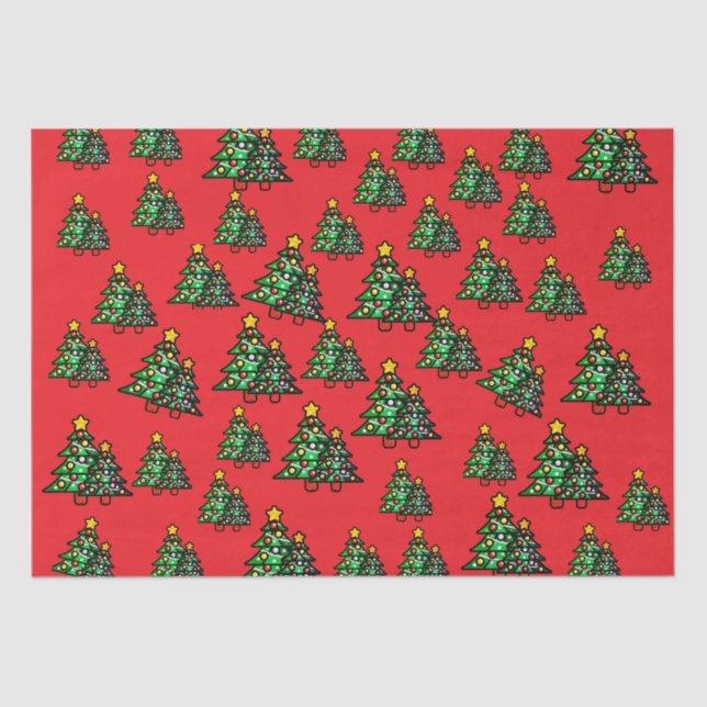 Papel vermelho de Natal (Frente )