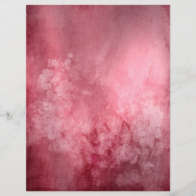 Papel vermelho para quebra-cabeça (Frente)