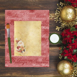 Papelão de Santa Claus Mat