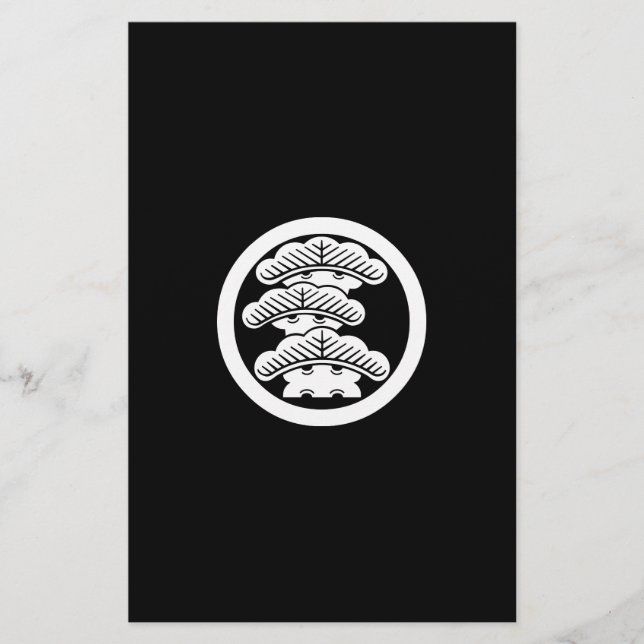 PAPELARIA 丸に左三階松 (Frente)