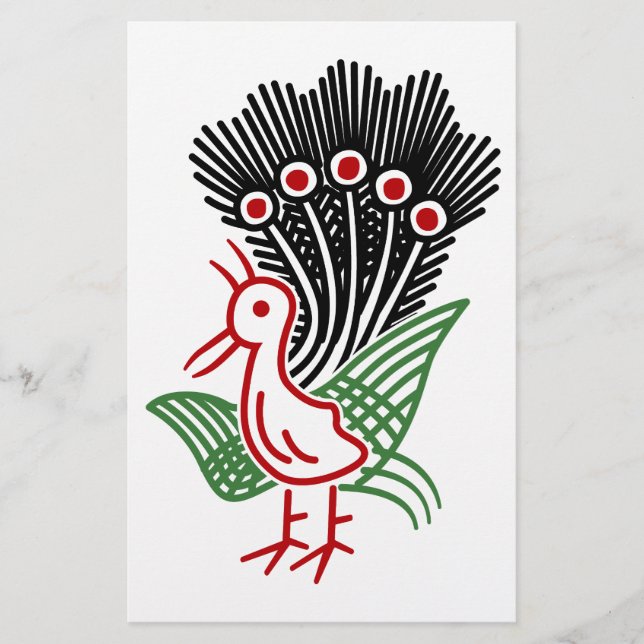 PAPELARIA 麻雀牌 1索 イーソウロゴのみ-01 (Frente)