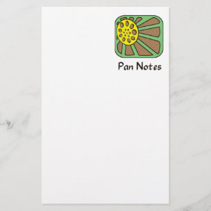 Papelaria A bandeja nota o papel de carta
