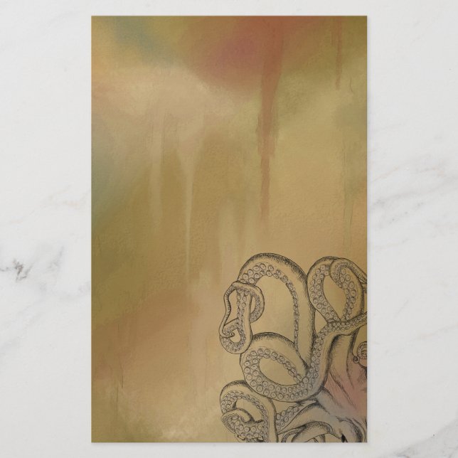 Papelaria A lápis polvo do desenho em Brown (Frente)