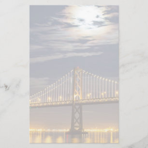 Papelaria A lua esta noite sobre a ponte de Bay