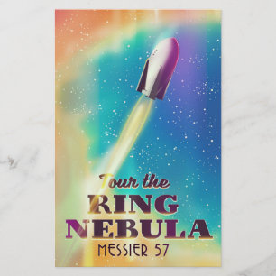 Papelaria A Nebulosa do Anel (Messier 57) Poster de viagem e