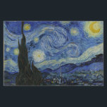 Papelaria A noite estrelado Vincent van Gogh 1889<br><div class="desc">A noite estrelado Vincent van Gogh 1889</div>