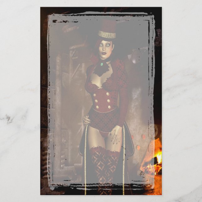 Papelaria Abaixo Do Lair Gothic Steampunk Stationery (Frente)