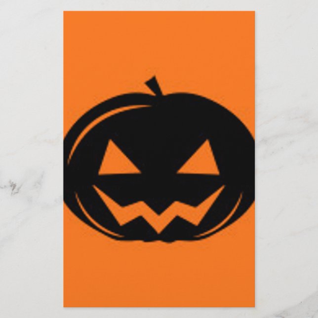 Papelaria Abóbora Preta (Frente)