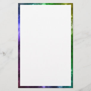 Papelaria Abstrato Rainbow Bokeh