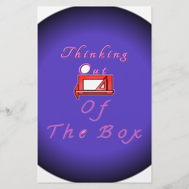Papelaria Acho que fora da caixa. (Frente)