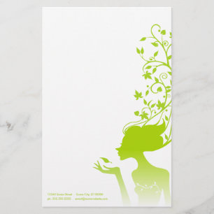 Papelaria açúcar verde