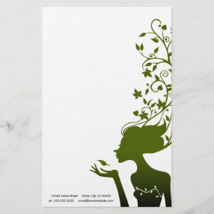 Papelaria açúcar verde