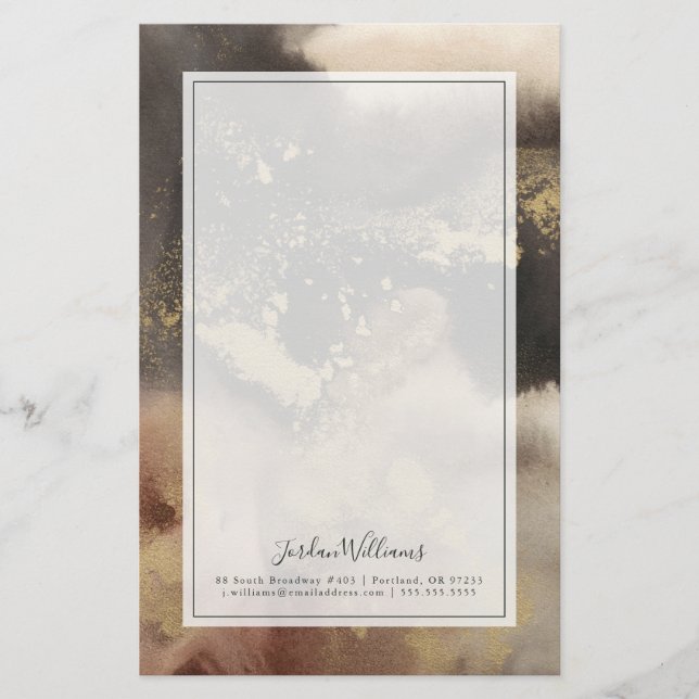 Papelaria Adicionar Seu Nome| Montanha (Frente)