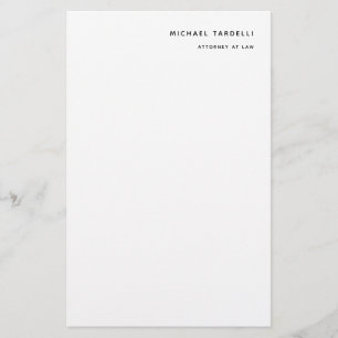 Papelaria Advogado Minimalista Clássico Profissional