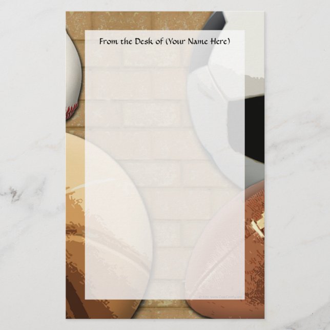 Papelaria Al-Star de esportes, basquete/futebol (Frente)