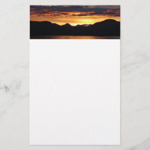 Papelaria Alaskan Sunset I Beauful Alaska Photoics