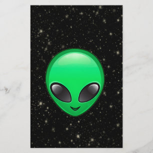 Papelaria alienígena emojis