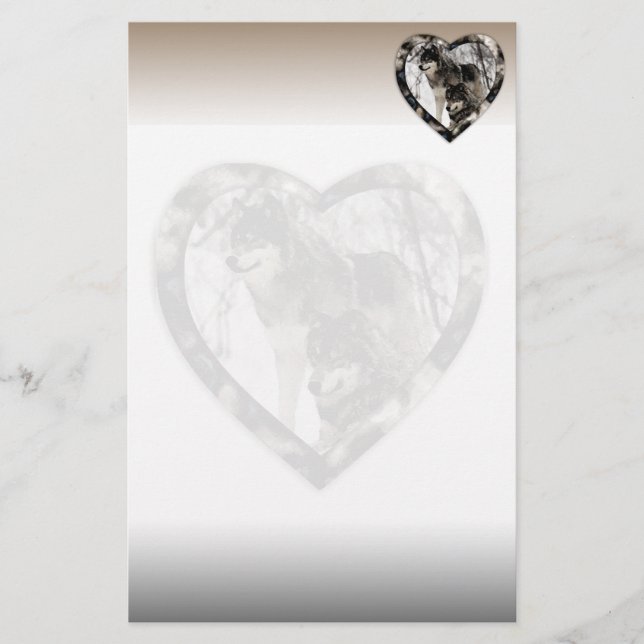 Papelaria Amante do lobo (Frente)