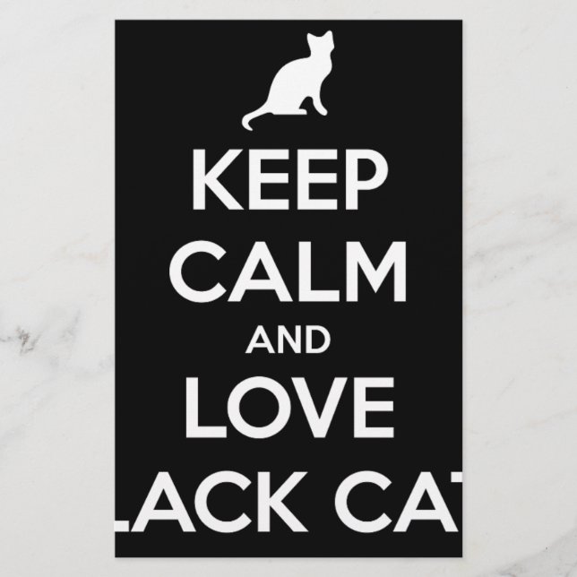 Papelaria Amar Gatos Negros (Frente)