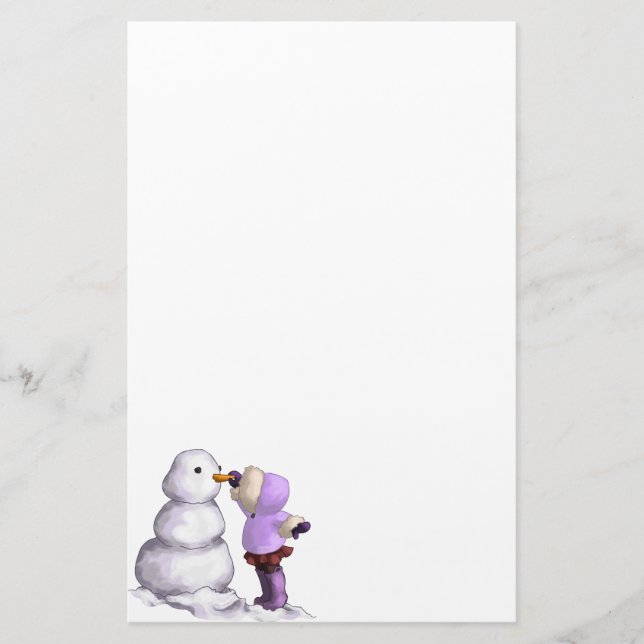 Papelaria Amigo da neve (Frente)