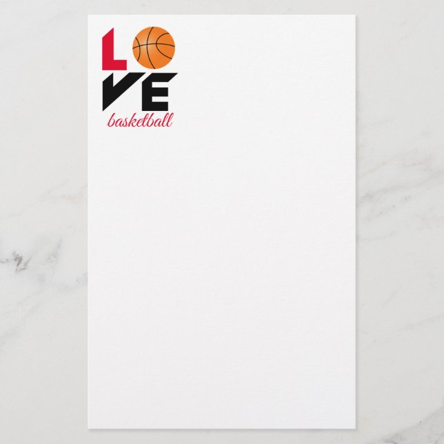 Papelaria Amor, basquete (Frente)