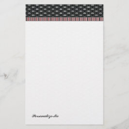 Papelaria Amor de Borboleta | Renda Preta 3 Linhas
