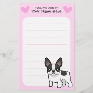 Papelaria Amor do buldogue francês